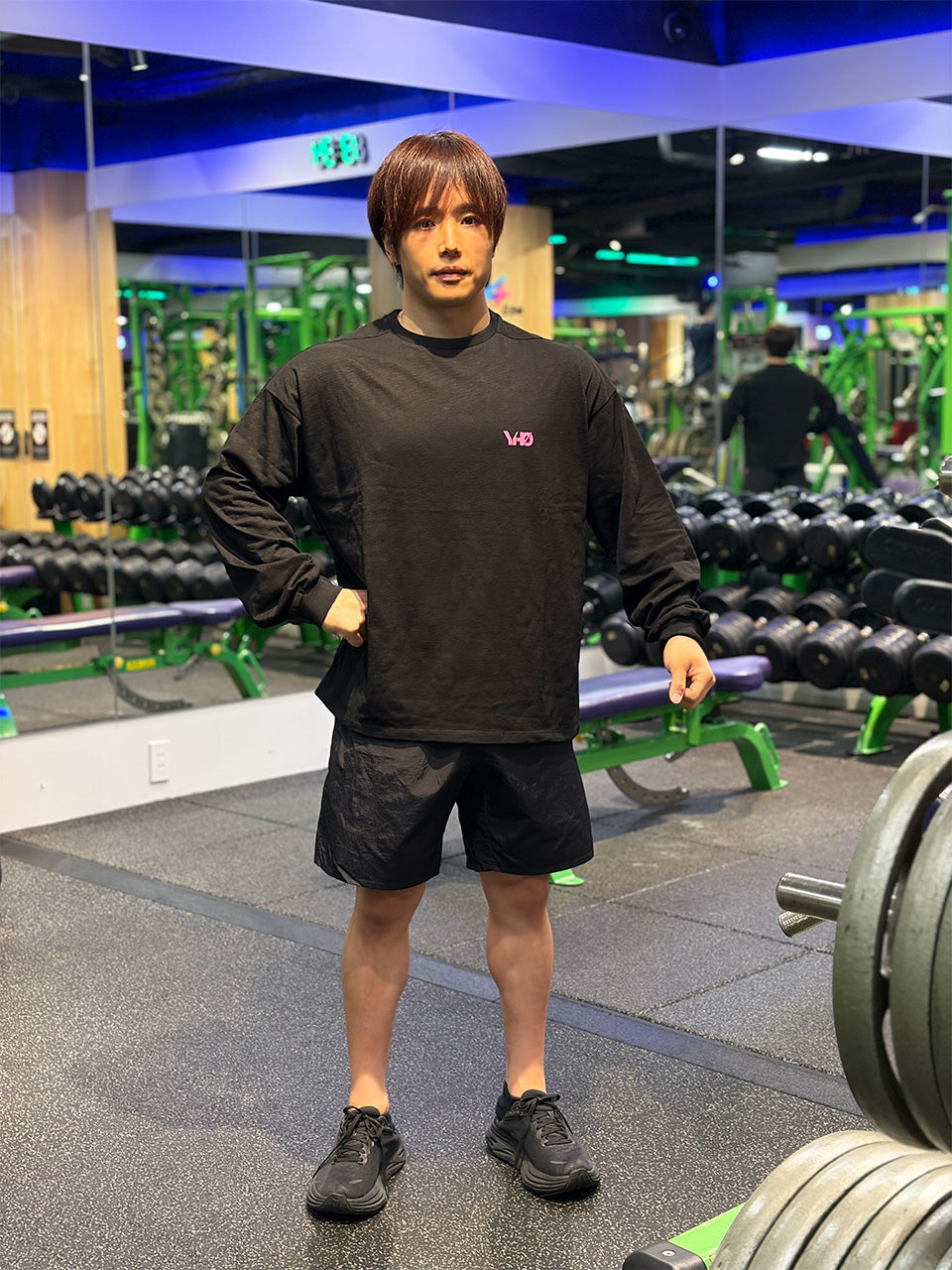 【YH0】Cotton Mix Long Sleeve T-Shirts