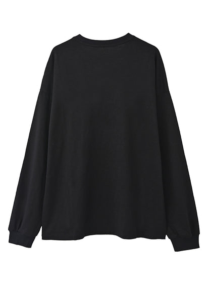 【YH0】Cotton Mix Long Sleeve T-Shirts